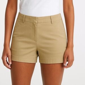 J Crew NWT 5” khaki tan shorts women’s 12